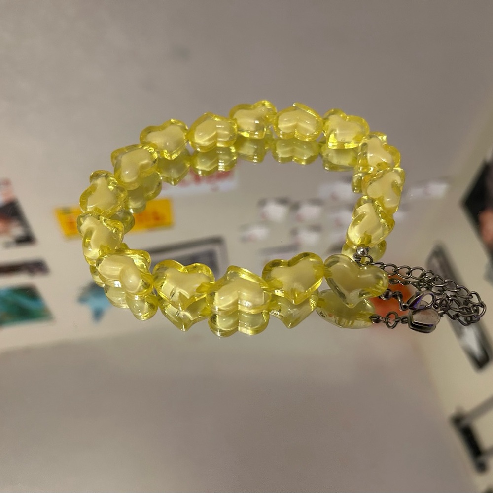 Yellow Heart Necklace